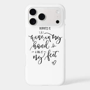 Fun Quote Dog Person Wine Lover Handlettered
