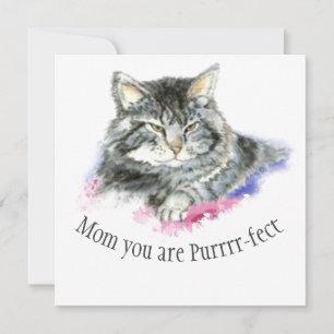 Fun Quote for that Perfect Mother Cute Cat
