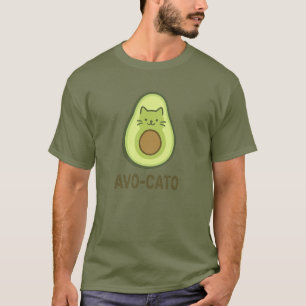 Fun Quote Saying Avo Cato Humour Cat Avocado  T-Shirt