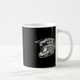 Fun Racing Through 100 Days of School - Race Helme Coffee Mug