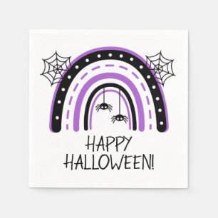 Fun Rainbow Happy Halloween Napkin