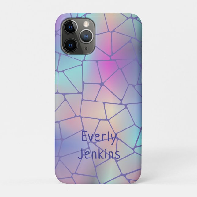 fun rainbow ombre multicolor   Case-Mate iPhone case (Back)