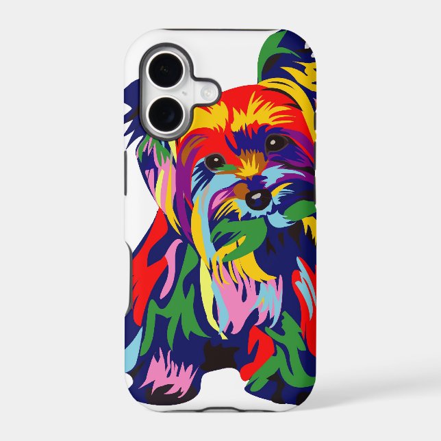 Fun Rainbow Yorkie (Back)