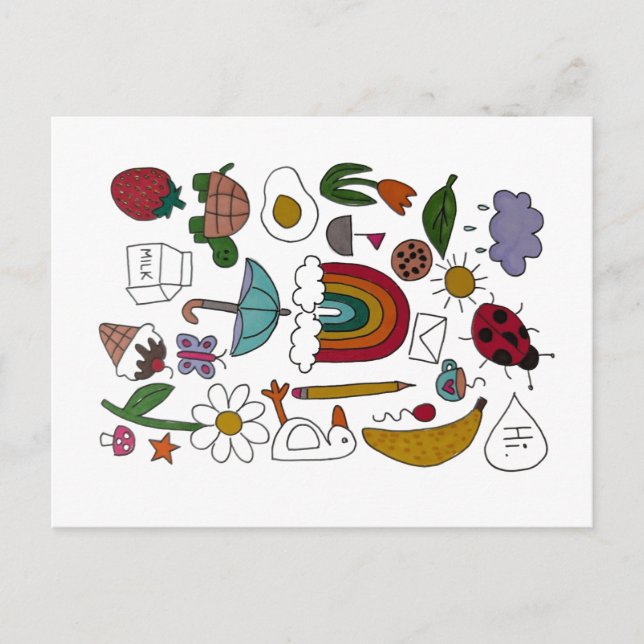 Fun Random Objects postcard (Front)