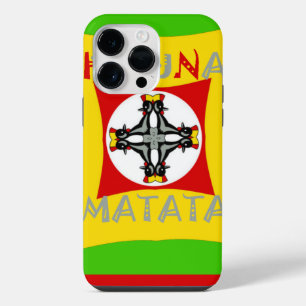 Fun Rasta Colour Red Golden Green iPhone Case