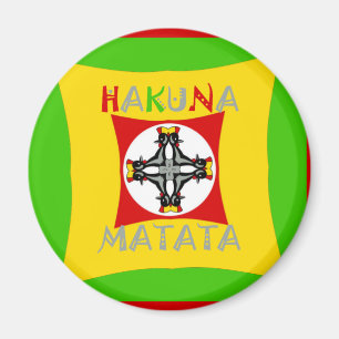 Fun Rasta Colour Red Golden Green Magnet