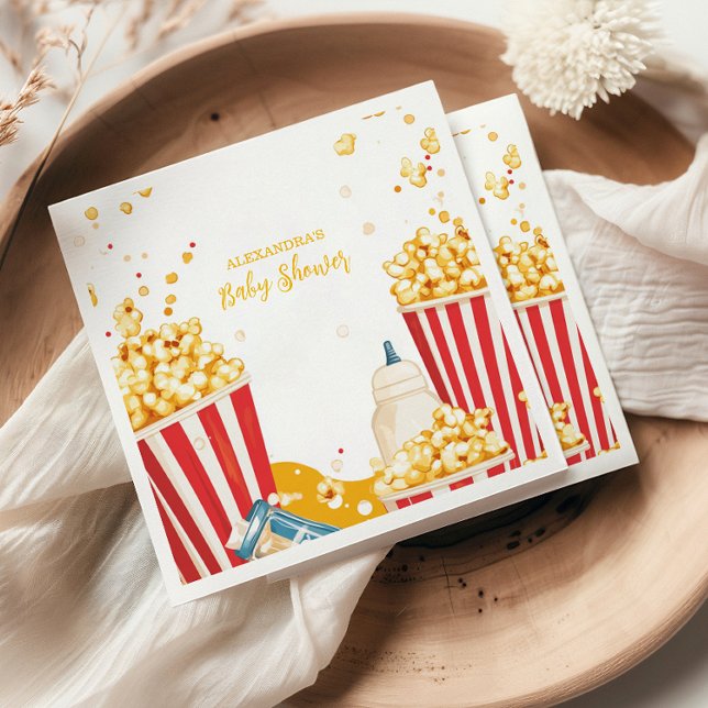 Fun Ready to Pop Baby Shower Napkin (Creator Uploaded)