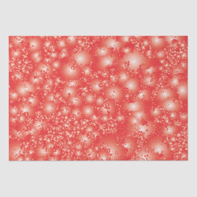 Fun RED Abstract Ink Super Splash pattern Tissue Paper (Front)