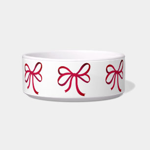 Fun Red Ribbon Bows   Bowl