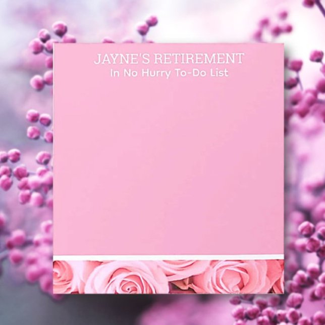 Fun Retiree's Gift! Cute  Notepad (Creator Uploaded)