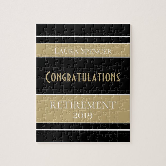 Fun Retirement congrats puzzle (Vertical)
