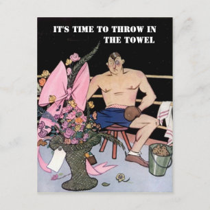 FUN RETIREMENT PARTY INVITATION Throw In The Towel
