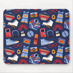 Fun retro 90s nostalgia – Y2K tech and clothing Mouse Pad