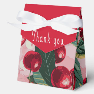 Fun Retro 'Cherry Pop' Pink  Favour Box