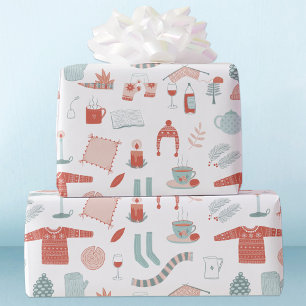 Fun Retro Christmas Wrapping Paper