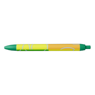 Fun Retro Circles Loops Yellow Green Orange Pen