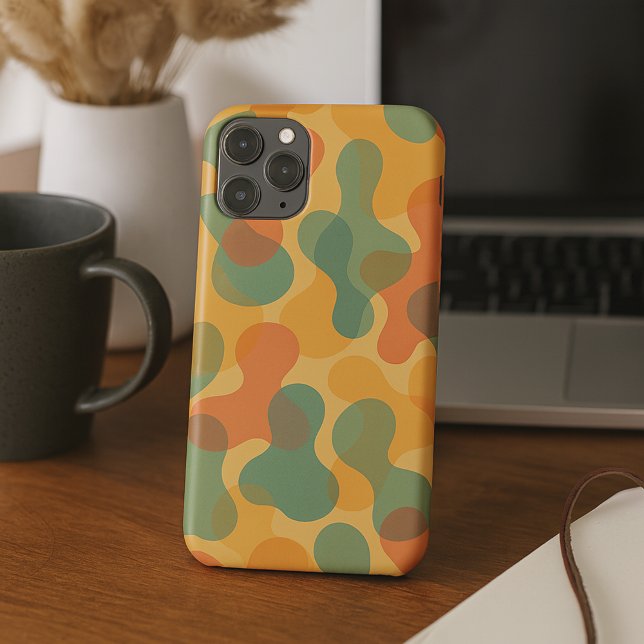 Fun Retro Classic Amorphous Shapes Art Pattern Case-Mate iPhone Case (Creator Uploaded)