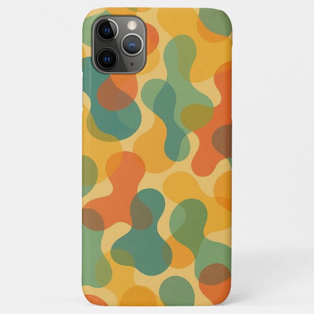 Fun Retro Classic Amorphous Shapes Art Pattern Case-Mate iPhone Case (Back)