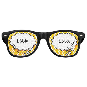Fun Retro Comic Book Think Bubble Sunglasses