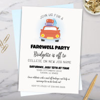 Fun Retro Graduation Send Off Farewell