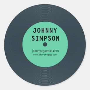 record vinyl lp sticker retro template text fun