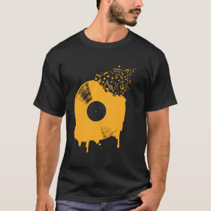 Fun Retro Vinyl Record Vintage LP Record Player T-Shirt