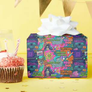 Fun Retro Wrapping Paper