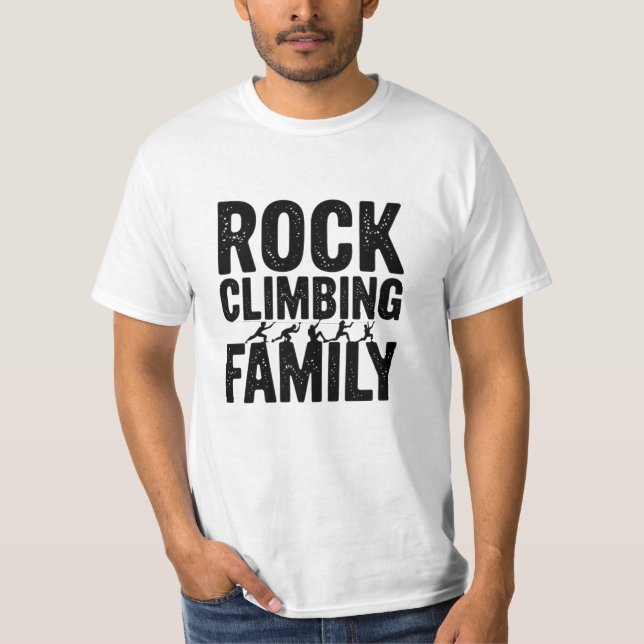 Fun Rock Climbing Designs T-Shirt (Front)