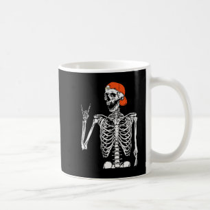 Fun Rocker Skeleton Hand Rock On Costume Halloween Coffee Mug