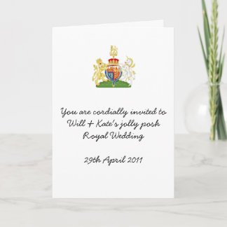 Fun Royal Wedding party invites