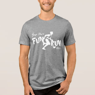 Fun Run Design Tri-Blend Shirt