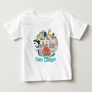 Fun San Diego California Baby T-Shirt