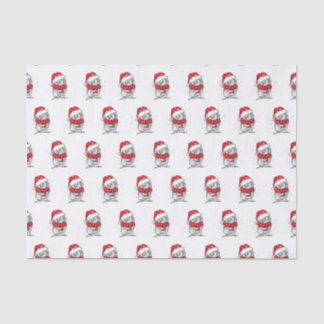 Fun Santa hat Penquin Tissue Paper
