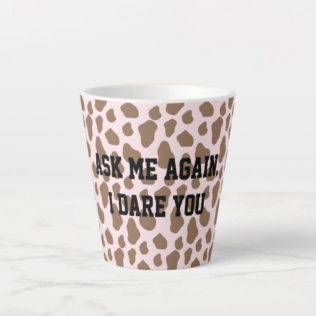 Fun Sarcastic quote for teachers Latte Mug (Front)