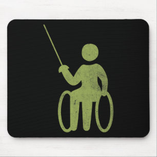 Fun sayings for wheelchair users Disabilities Awar Mouse Pad
