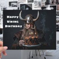Fun Scandinavian Viking Warrior - Nordic Birthday