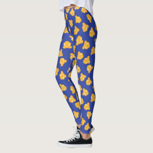 Fun Scattered Popcorn Pattern Leggings