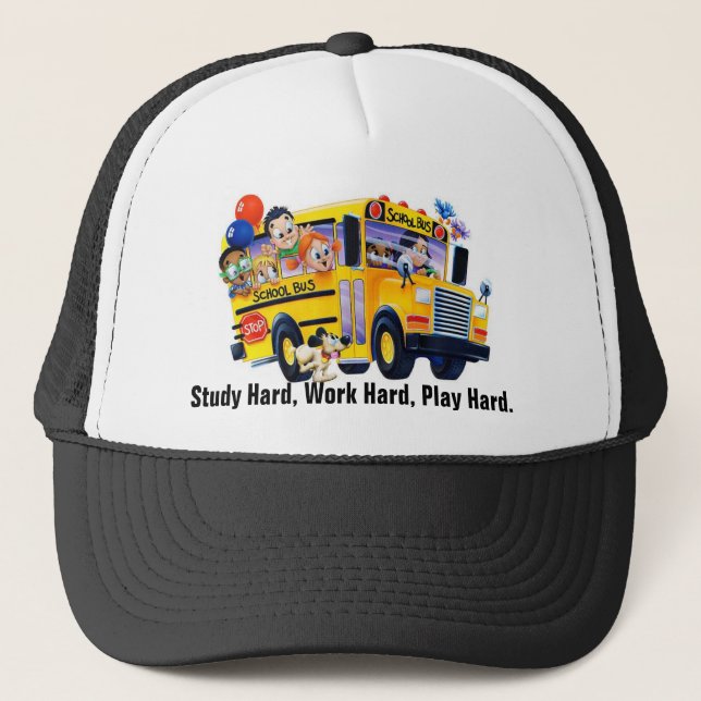 Fun School Bus Driver Party Hat (Front)