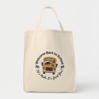 Fun School Bus Tote for Kids
