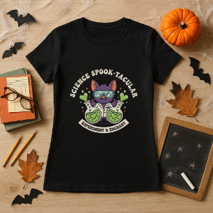 Fun Science Spook-tacular Lab School STEM Teachers T-Shirt