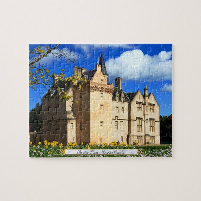 Fun Scottish Brodie Clan's Castle Photo Puzzle (Horizontal)