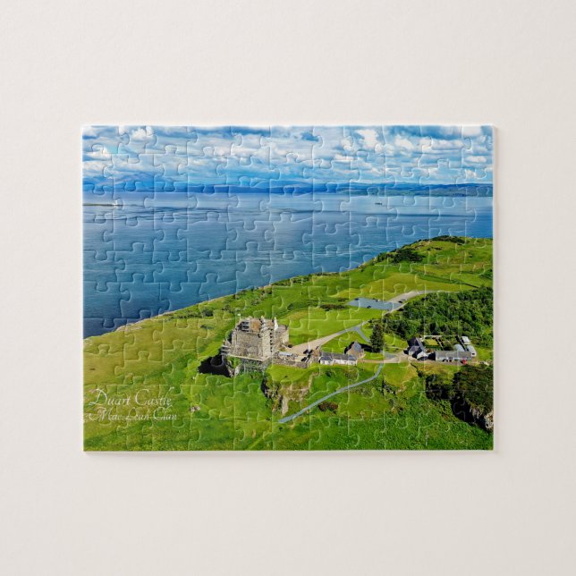 Fun Scottish MacLean Clan's Scenic Duart Castle Jigsaw Puzzle (Horizontal)