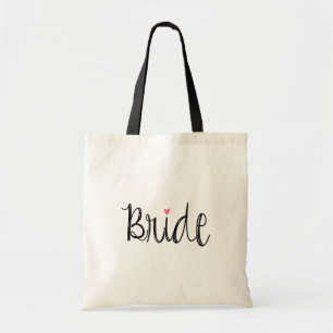 Fun Script Bride Tote Bag