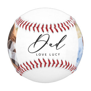 fun script dad multi photo  baseball