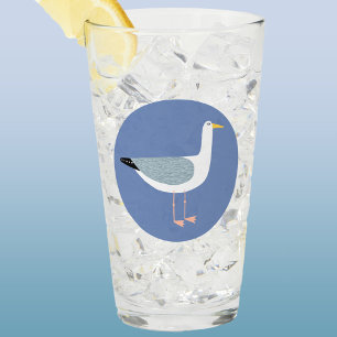 Fun Seagull Glass