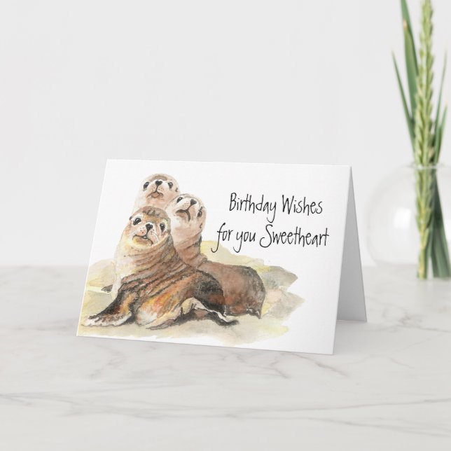 Fun Seals of Approval Sweetheart the Best Card (Front)