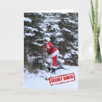 Fun Secret Santa Christmas Greeting Card!