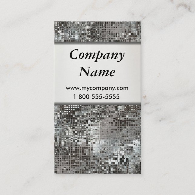 Fun Sequins Look Business Cards (Front)