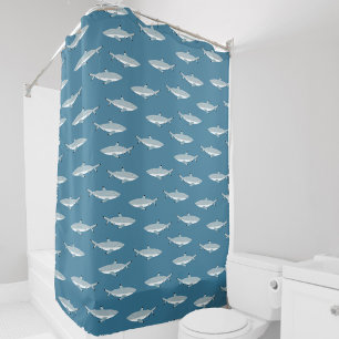 Fun Shark Shower Curtain
