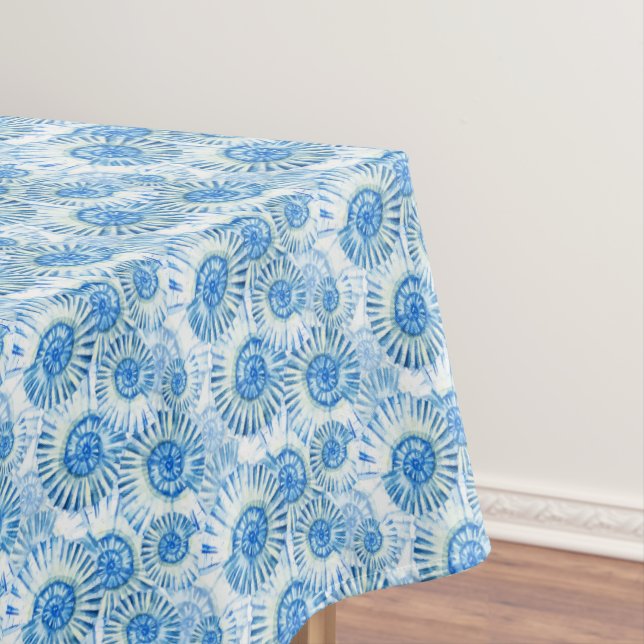 Fun Shell Pattern Tablecloth (In Situ)